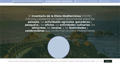 Desktop Screenshot of inventariodietamediterranea.com